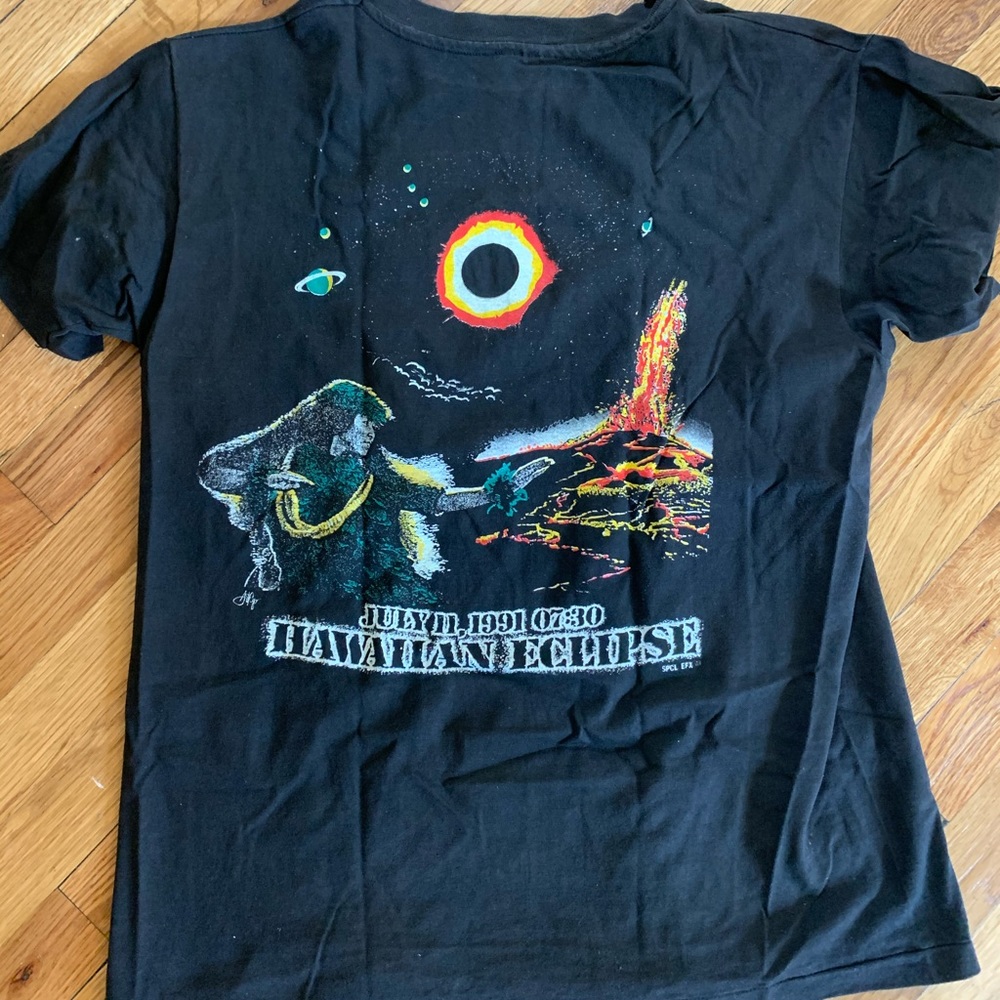 Vintage 1991 Hawaiian Eclipse Shirt
